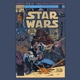 thumbnail image 2 of Men's Star Wars: A New Hope Chewbacca and Han Solo Comic Book Cover  Graphic T-Shirt, 2 of 3