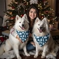 thumbnail image 4 of Dog Bandana 2 Pack,Smiling Ghosts Halloween Pattern Bandanas for Dogs,Cat Bandana,Small/ Large Dog Bandana 2 Size,Dog Bandanas Girl Boy, 4 of 5