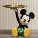 thumbnail image 3 of Disney-figura de bandeja de dibujos animados Kawaii de Mickey, decoración suave para el hogar, sala de estar, dormitorio, Tv, gabinete, muebles presentes para exhibición, 3 of 4
