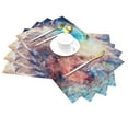 thumbnail image 2 of XMXY Woven Placemats Set of 6 PCS, Art Abstract Table Mats Washable Heat Resistant Placemats, 2 of 6