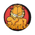 thumbnail image 2 of Cute Cartoon Garfield Spare Tire Cover Wheel Protectors For Trailer Rv Suv Truck Camper Travel Fits For Tire Diameter 16 Inch, 2 of 6