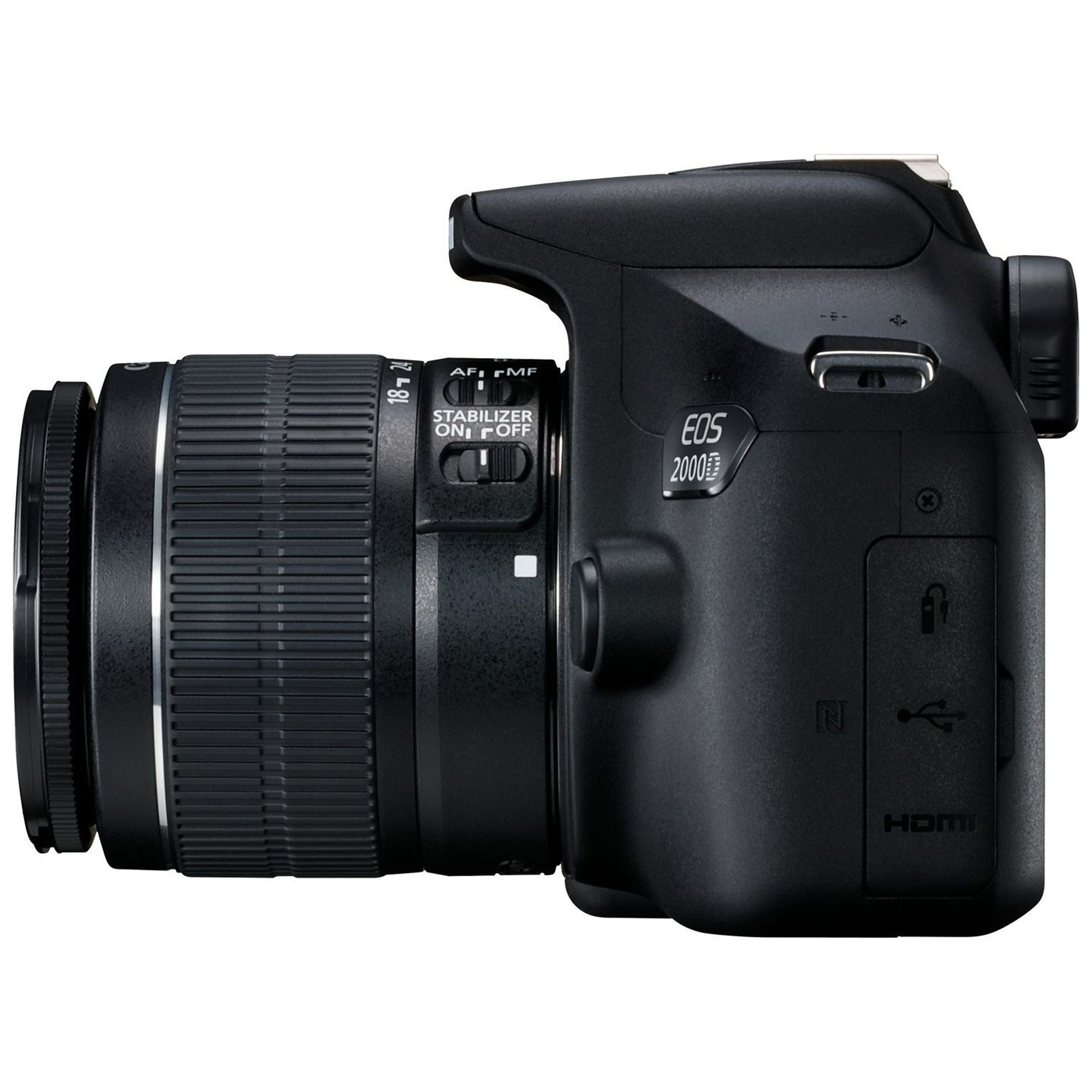 Canon EOS 2000D / Rebel T7 DSLR Camera 24.1MP CMOS Sensor with EF-S 18-55mm Zoom Lens + SanDisk 32GB Memory Card + ZeeTech Accessory Bundle - image 4 of 9