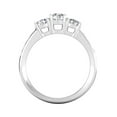 thumbnail image 4 of 1.50 Carat TW Diamond Three Stone Engagement Ring with Side Stones in 14k White Gold (G-H, I2), 4 of 5