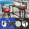 thumbnail image 5 of ModFusion 55" Long Bar Table, High Pub Table w/ Sturdy Frame for Terrace, Outdoor, Backyard, Pool Area - Black, 5 of 9
