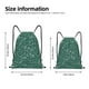 thumbnail image 2 of Fotbe Green Christmas Bolsa Mochila con Cordón Estampada, Bolsa de Gimnasio Deportiva, Bolsa Cinch, Bolsa con Cordón para Hombres y Mujeres-Small, 2 of 6