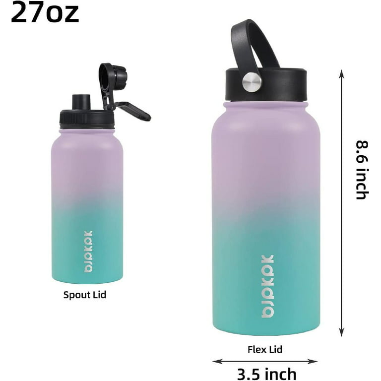 BJPKPK Half Gallon Insulated Water Bottles with Straw Lid, 64oz Large,  Stainless Steel with 3 Lids a…See more BJPKPK Half Gallon Insulated Water