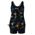 thumbnail image 6 of Aboser Hawaiian Tropical Tankinis Swimwear for Women with Shorts Athletic Tummy Control Tankini Swimsuits Loose Fit Sporty Bathing Suit, 6 of 6