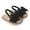 Black, variant on Loliuicca Baby Girl Summer Sandals Bow Soft Sole Open Toe Walking Shoes