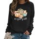 thumbnail image 1 of ICHUANYI Liquidación Camiseta estampada de moda para mujer Blusa de manga larga Cuello redondo Tops casuales Sudadera con capucha ICHUANYI WER202308244903, 1 of 4