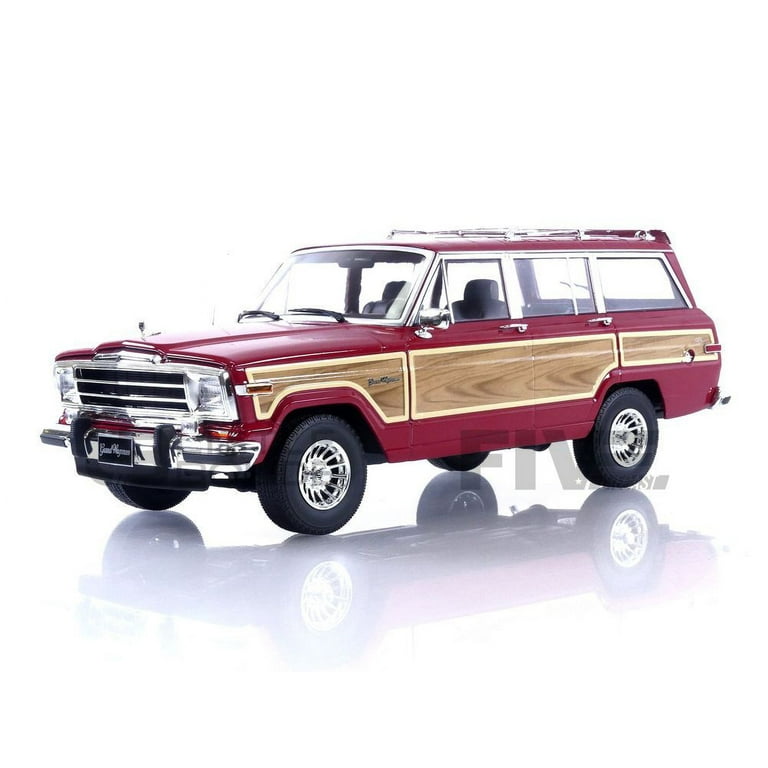 KK Scale 1:18 1989 Jeep Grand Wagoneer, Red