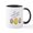 White/Black Inside, variant on CafePress - The Easter Bunny Wuz Here Mugs - 11 oz Ceramic Mug - Novelty Coffee Tea Cup