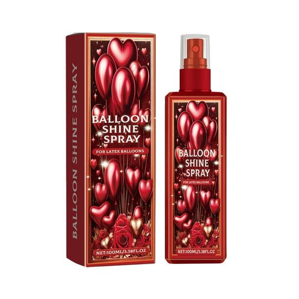 ¡Venta caliente! Abrillantador de globos: spray abrillantador, abrillantador de globos de látex con boquilla pulverizadora ultrafina, botella pulverizadora de globos abrillantador