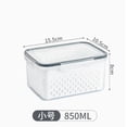 thumbnail image 2 of Qonioi Produce Storage Containers, 3-Piece Set with Colander and Lids, Stackable Fridge Organizers for Fruit, Vegetables, Berries, 2 of 7