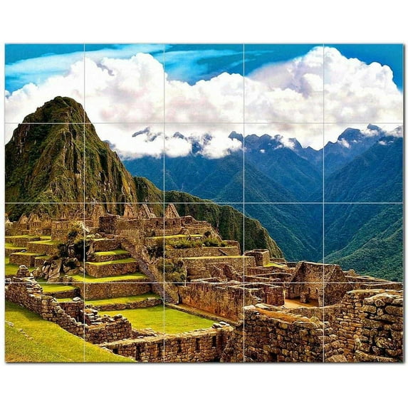 Monument Ceramic Tile Mural Kitchen Backsplash Bathroom Shower, 400871-L54