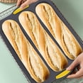 thumbnail image 4 of Silicone Baguette Pan Non-stick French Bread Baking Mould, 4 of 7