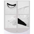 thumbnail image 4 of asjyhkr Chandails pour Hommes Grande Taille Col Rond Manches Longues 2 en 1 Chandail à Enfiler Entraînement Gym Course T-Shirts,L-4TG, 4 of 5