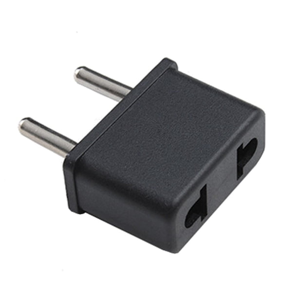 Adaptador de corriente estadounidense a enchufe europeo Convertidor doméstico UE Enchufe de pared Adaptador de cargador estadounidense