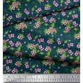 thumbnail image 3 of Soimoi Viscose Chiffon Fabric Leaves & Floral Artistic Print Fabric by Yard 42 Inch Wide, 3 of 3
