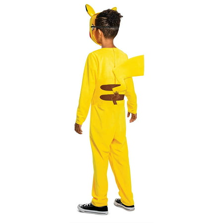 Kids' Pokemon Pikachu Halloween Costume Jumpsuit S (4-6)