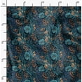 thumbnail image 2 of Soimoi Cotton Cambric Blue Fabric By the Yard - 42 Inch Wide - Florals Print Fabric - Elegant and Timeless Patterns for Fashion and Home Decor Printed Fabric, 2 of 6