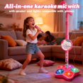 thumbnail image 2 of 2PC Kids Microphone Set - Karaoke Machine Toy Set A, 2 of 7