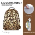thumbnail image 5 of Leopard Print Backpack for School,Cute School Bag,Schoolbag with Adjustable Shoulder Straps & Padded Back,15.3"x11"x7.1".﻿, 5 of 6