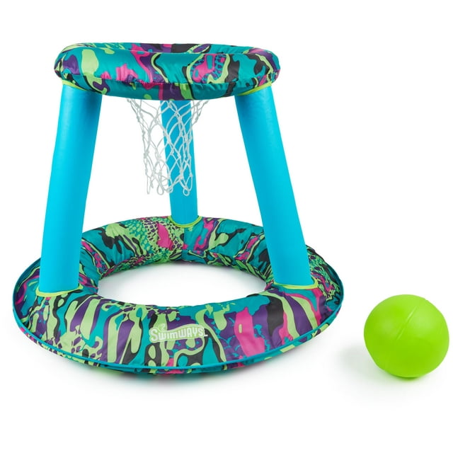 Set de baloncesto inflable Pool Toy Swimways Hydro Spring Hoops