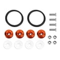 thumbnail image 2 of Quick Release Fastener Kit, Colorful Quick Release Fasteners Rubber Rings Kit for Car Bumper Trunk Mud Guard Lid, 2 of 7