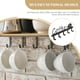 thumbnail image 3 of WORGEOUS Estante de pared para tazas de café, soporte para tazas de café montado en la pared con 4 ganchos, estante de pared para cocina, 3 of 7