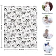 thumbnail image 4 of White Cow Milk Cow Pattern Blanket,Comfortable Soft Lamb Wool Throw Blanket,All Season,Warm Lightweight Blankets for Sofa Bed Couch Living Room Chair,30"x40", 4 of 4