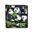 thumbnail image 4 of Bath Towels, Fun Panda Playing With Leaves Highly Absorbent Towels for Bathroom - Quick Drying Microfiber Bath Sheet Turkish Bath Towel for Bathroom Hotel Sport Yoga SPA Gym, 4 of 8