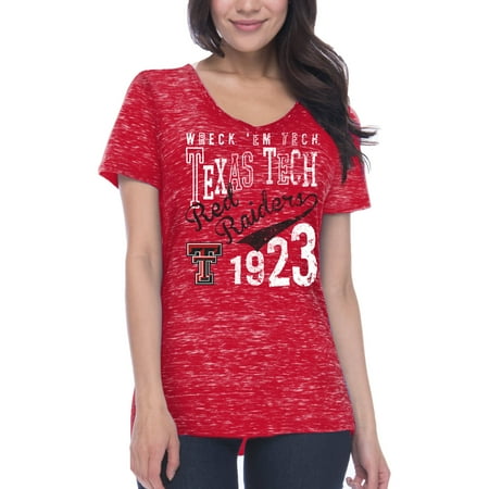 - NCAA Texas Tech Red Raiders Women's Junior Fit Short Sleeve V Neck T-shirt