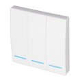 thumbnail image 4 of Light Switch, Waterproof Wall Switch High Temperature  Anti Deformation 433MHz Safe  for Home for Office 3 Gang, 4 of 8