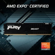 Kingston FURY Beast 32GB (2x16GB) DDR5 6000MT/s CL36 288-Pin RAM Memory