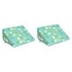 thumbnail image 2 of Almohada de cuña para rodillas elevadas Fernando entrenamiento de cama triangular para dormir de lado verde 30 cm x 14 cm x 22 cm, 2 of 8
