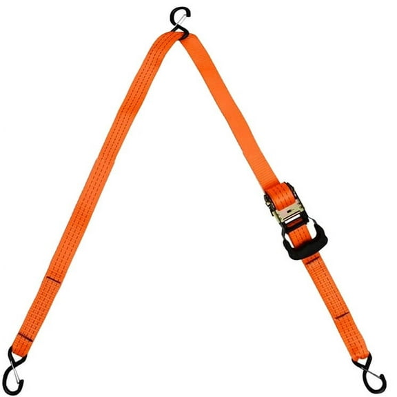 Jet Ski Ratchet Strap, 3 Point Tie Down Strap 1.5" x 10Ft, Super Sturdy Tie Downs for Jet skis, Seadoo, Waverunner,PWC,3000 lbs Break Strength,S Hooks with Safety Clip