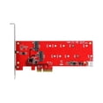 thumbnail image 2 of StarTech.com PEX2M2 2x M.2 SATA SSD Controller Card - PCIe - PCI Express M.2 SATA III Controller - NGFF Card Adapter, 2 of 5