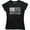 Black, variant on Patriotic Athletic Fit Distressed Grunge USA US Flag Womens T-Shirt