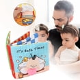 thumbnail image 2 of Libro suave, tela suave para bebés, libros de actividades para bebés, libros de desarrollo de tela, compactos y ligeros, 2 of 8