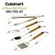 thumbnail image 2 of Juego de herramientas para asar Cuisinart CGS-1100 con espátula, pinzas, tenedor y cepillo, 2 of 9