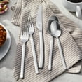 thumbnail image 3 of ZWILLING Satin Opus 45-Pc Stainless Steel Flatware Set , Dishwasher Safe, Service for 8, Matte Finish (not polished), 3 of 9