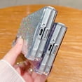 thumbnail image 4 of for Samsung Galaxy Z Fold 7 Glitter Case, Shining Sparkle Cute Bling Shockproof Protective Soft TPU Bumper Hard PC Back Phone Cover for Women Girls for Samsung Galaxy Z Fold 7 5G (Silver), 4 of 6