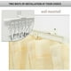thumbnail image 2 of Riel para cortina de techo, soporte de pared para techo, 4 metros, separador de ambientes, flexible, deslizante, curvo, sistema de riel para cortina para vehículos recreativos, ganchos para ventana salediza JM, 2 of 5