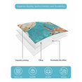 thumbnail image 5 of Brown Sea Turtle Coastal Twin XL Size Down Alternative Comforter,Lightweight Comforter Quilt Bedding Set with Pillow Shams Teal Summer Beach Coral Nautical Bed Comforter Duvet Insert 68"x98", 5 of 7