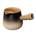 thumbnail image 4 of jifeng 760ml Ceramic Teapot Lightweight Tea Maker Kettle for Camping Kitchen Hiking Black, 4 of 9