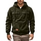 thumbnail image 5 of pstuiky camisetas de manga larga para hombre, Suéter informal de moda para hombre, color liso, con capucha y manga larga camisetas de hombre s, 5 of 7