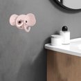 thumbnail image 6 of strola Toys Elephant Wall Hook, 3 Hooks Adhesive Rotating Wall Hooks, Strong Removable Bathroom Kitchen Bedroom Organizer, Cute Decor, 6 of 6