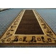 thumbnail image 3 of Lodge Cabin Country Western Theme Boots Area Rug TAN Brown (2 Feet 2 Inch X 7 Feet 2 Inch Runner), 3 of 7