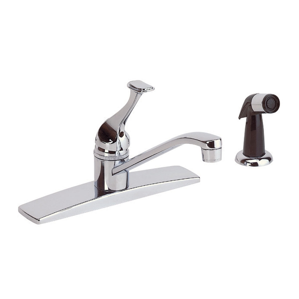Kitchen Faucet Chrome 1 Handle w/ Sprayer Single Hole | Renovator's