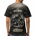 thumbnail image 5 of LAOLIUSN Men's Motorcycle Graphic T Shirt, Vintage Biker Classic Bike Print Short Sleeve Crew Neck Tee, S-4XL, 5 of 7